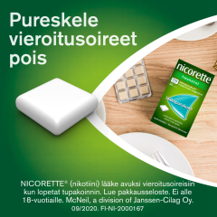 NICORETTE FRESHMINT lääkepurukumi 4 mg 210 fol